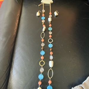 Sophia and Kate necklace and earrings